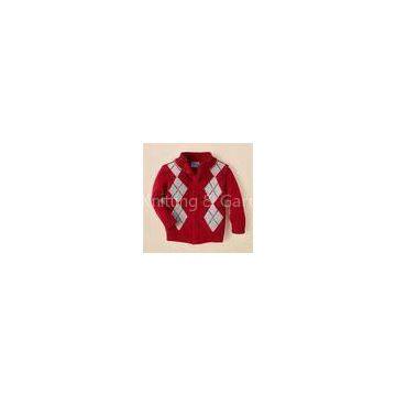 2 - 8 Year Long Sleeve hand knitted baby clothes Zipper Sweaters, Children Boys Cardigans