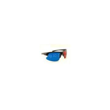 Customized Comfortable Plastic Red Blue Glasses 3D Movie TV Picture Glasses for print, magazines