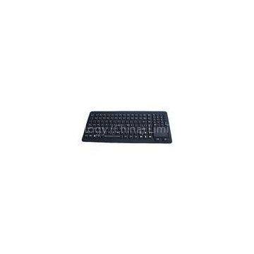 IP65 dynamic rated ruggedized silicone industrial backlight pc keyboard with sealed touchpad