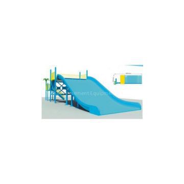 Aquatic Paradise Galvanized Steel and FRP Antistatic Amusement Park Water Slides