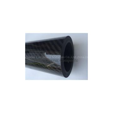 painted 3K weave carbon fiber tube, carbon fiber pole for car accessories