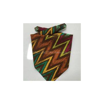 Custom Printing Polyester Cotton Square Triangle Bandana Scarf