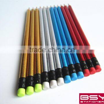 12 pcs HB rol pencil with eraser pencil with pvc box