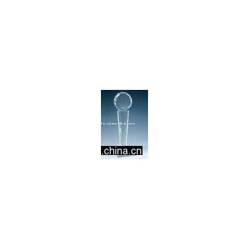 crystal trophy