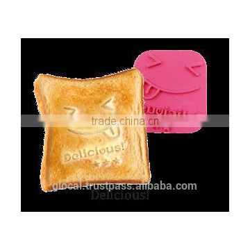 Japan Toast Stamp ( Good Morning / Delicious / Hungry / Hurry Up ) Wholesale