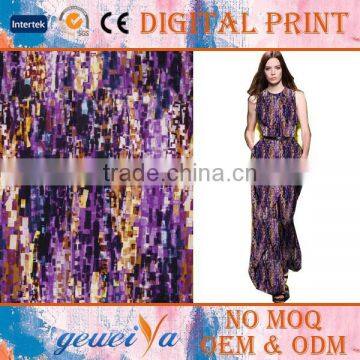 Custom Digital Printed Chiffon Polyester Dubai Fabric