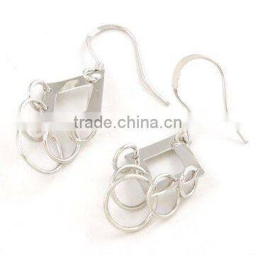 925 sterling silver wholesale korea hoop earring models