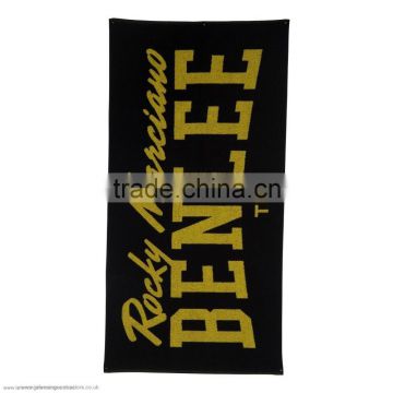 Sport fitness jacquard yarn towel