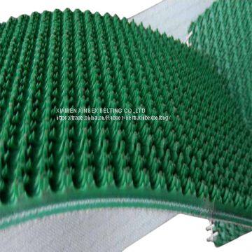 5mm Rough Top Green PVC Conveyor Belting For Incline Conveying Loading PB-G50/D photo-2