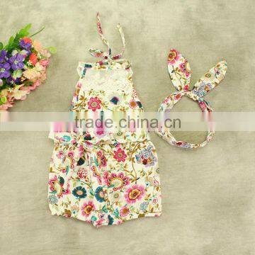 2pcs Fashion Pompom Baby Girls' Appliqued Printed Playwear Set