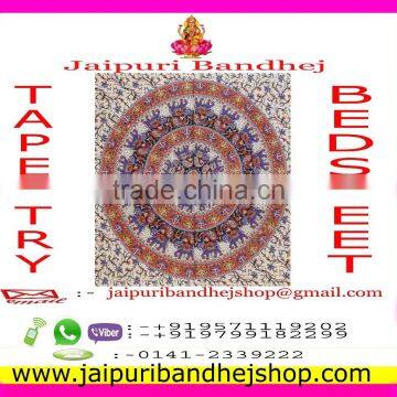 jaipuri bandhej manufacturer mandala,wall hanging, tapestry