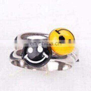 Fashion New Cheap Lovely Smile Face Women's Alloy Finger Ring
