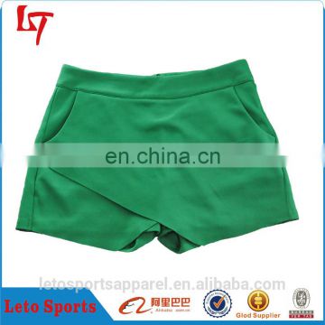 Wholesale custom sublimation women green tennis shorts products