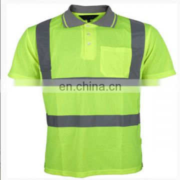 100% Cotton Reflective Security Guard Polo Shirt