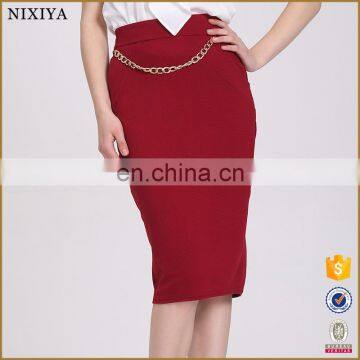 slim design red new mini skirt sucker pencil skirts for women