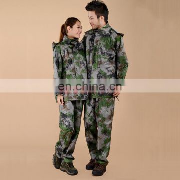 printed adult military raincape