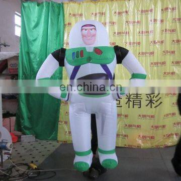 new style printed popular inflatable astronaut costume for decoration