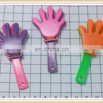 plastic promotion gift cute mini toy hand clapper