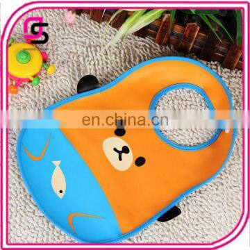 Wholesale price hot selling PVC cute animal baby bandana bib