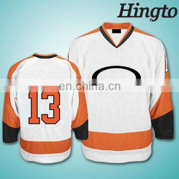 Blank custom made ice hockey jerseys manufacturer