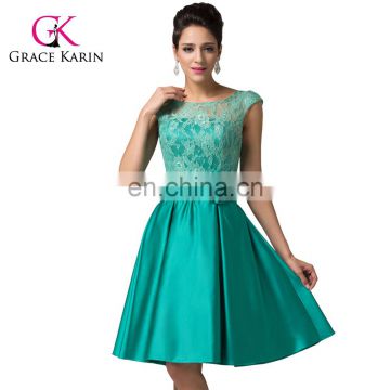 Grace Karin Sleeveless Short Knee-length Bridesmaid Dresses CL6116-1