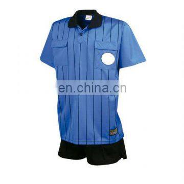 Men's Short Sleeve 100% Polyester Referee Uniforms