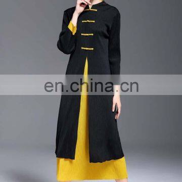 2017 Casual Style Ladies Two Tone Color Blocked Dress photo-3