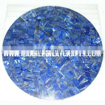 Natural Round Lapis Lazuli Table Top