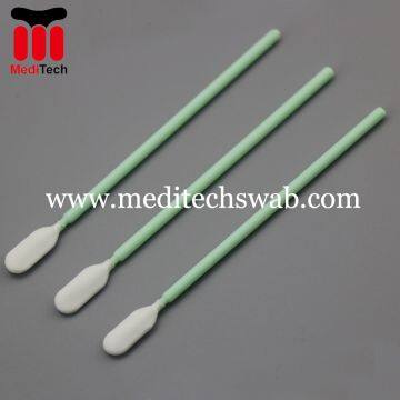 FLEXIBLE HEAD MICROFIBER SWABS WITH SHORT HANDLE MS766