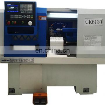 CK6130 small hydraulic chuck 2 axis cnc lathe machine for sale