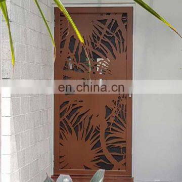 Outdoor Corten Steel Garden Screen Gate photo-3