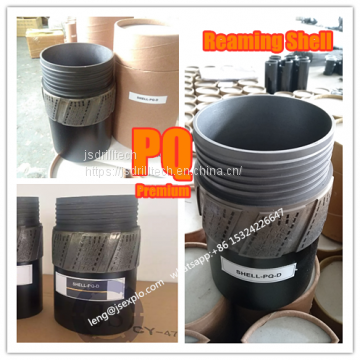 Premium PQ reaming shell, impregnated diamond core drill bits & reamers, exploration drilling, rock coring, geotechnical drilling reaming shells