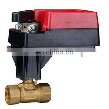 DN15-DN50 1/2"-2" bsp proportional motorized valves 2 way or 3 way electric flow control ball valve