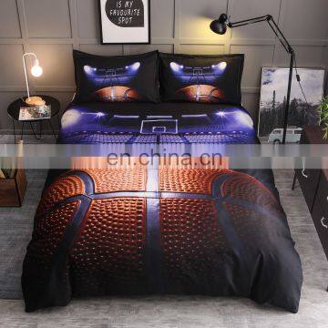 3D Sports Basketball Football Baseball Basketball Bedding Set for Teen Boys Duvet Cover Sets with Pillowcases