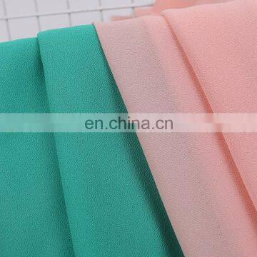 75D 100D 150D  100% polyester crepe chiffon fabric for summer dress