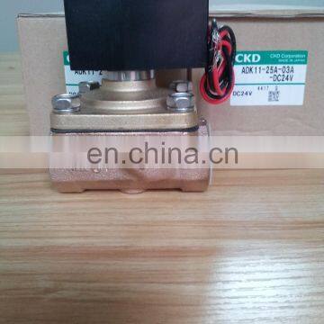 CKD Low Pressure Direct Actuated Solenoid Valve ADK11-25A-03A-DC24V photo-5