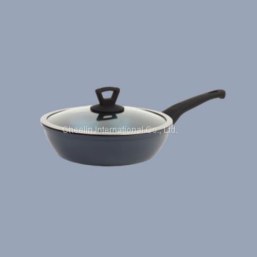 Non-stick Forged Aluminium Deep Frying Pan with Diamond Coating