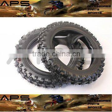 Motorcycle 2.50-10 Off-Road Bike Tire for YAMAHA PW50 PY50 PV50 With Tube