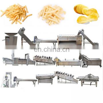 250-300kg/h Industrial Stackable Potato Chips Making Machine Automatic Production Line