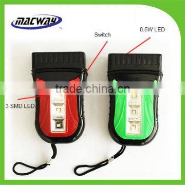 bulk led flashlights cheap plastic SMD flashlight