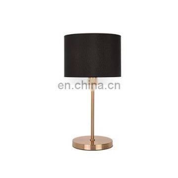 Simple Contemporary Artistic Iron and Fabrics Material Bedroom Nightstand Lamps