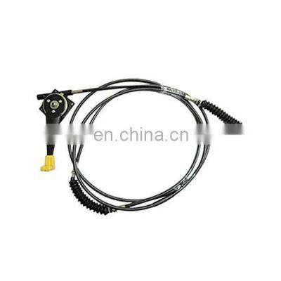 stainless steel braided Throttle Cable Assembly For Backhoe Parts