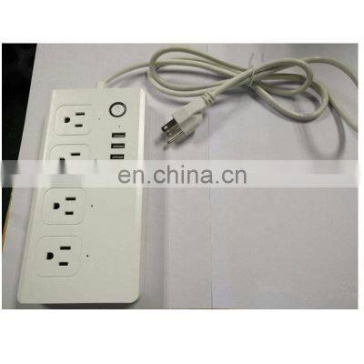 Wholesale Surge Protector Voice Control Extension Power Line Smart Plug WiFi Wall Socket UK photo-4