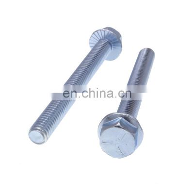 Grade 12.9  Hex Washer Flange Head Machine Screws Fully Threaded