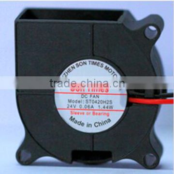 Ball bearing 40*40*20mm dc blower axial flow fan 5v 12v 24v