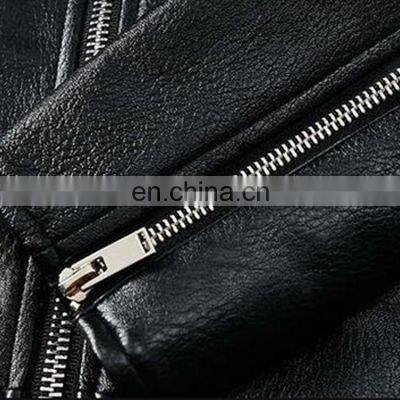 Wholesale Custom Logo Windbreaker Jacket Windproof Polyester Men's Leather Jackets photo-3