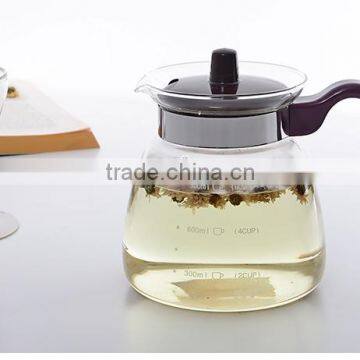 glass juice pot hand made borosilicate glass water pithcer glass jug