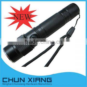 high power super bright q3/q5 led aluminum flashlight