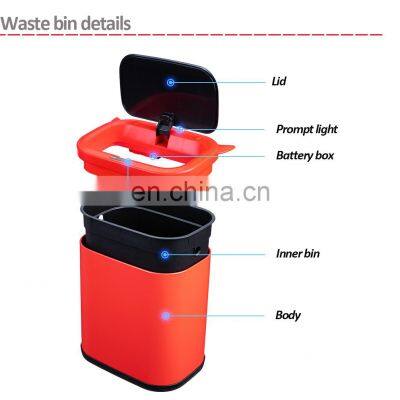 New Arrival Automatic Touch-less Kitchen Smart Sensor Bin Cute Design Touch-less Sensor Trash Can photo-3