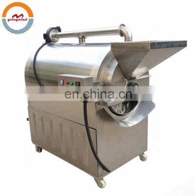 Automatic rice powder roasting machine auto industrial wheat flour electric gas rotary drum roaster equipment price for sale